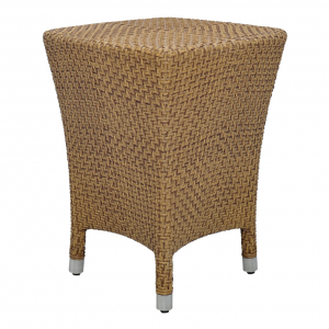 Столик плетеный кофейный JANUS et Cie Amari алюминий, искусственный ротанг карамельный Фото 3