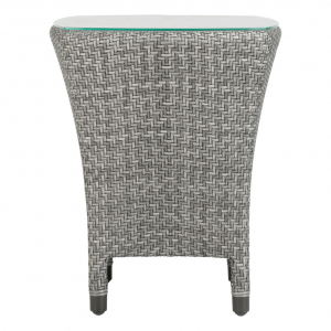 Столик плетеный кофейный JANUS et Cie Amari алюминий, искусственный ротанг дымчатый Фото 4