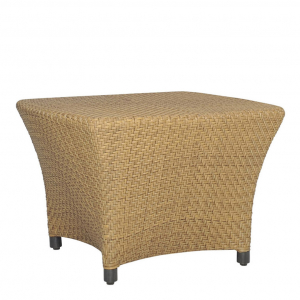 Столик плетеный кофейный JANUS et Cie Amari алюминий, искусственный ротанг карамельный Фото 3