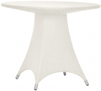 Стол плетеный обеденный JANUS et Cie Amari алюминий, искусственный ротанг известняковый Фото 1