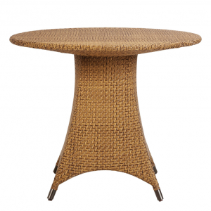 Стол плетеный обеденный JANUS et Cie Amari алюминий, искусственный ротанг карамельный Фото 3