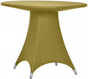 Стол плетеный обеденный JANUS et Cie Amari алюминий, искусственный ротанг бамбуковый зеленый Фото 1