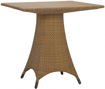 Стол плетеный обеденный JANUS et Cie Amari алюминий, искусственный ротанг карамельный Фото 1
