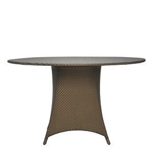 Стол плетеный обеденный JANUS et Cie Amari алюминий, искусственный ротанг бронзовый Фото 3