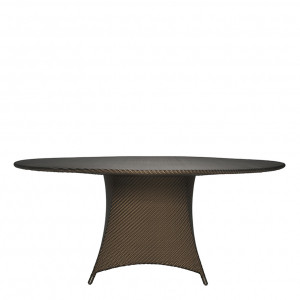Стол плетеный обеденный JANUS et Cie Amari алюминий, искусственный ротанг бронзовый Фото 3