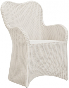 Кресло плетеное с подушкой JANUS et Cie Butterfly II алюминий, искусственный ротанг, акрил пергаментный Фото 6