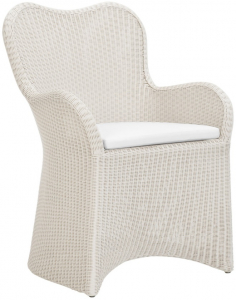 Кресло плетеное с подушкой JANUS et Cie Butterfly II алюминий, искусственный ротанг, акрил пергаментный Фото 1