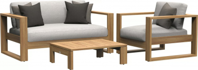 Столик деревянный кофейный JANUS et Cie Matisse Teak тик натуральный Фото 6