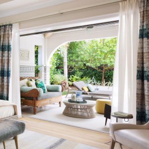 Столик плетеный кофейный JANUS et Cie Knot алюминий, роуп окаменелость Фото 7