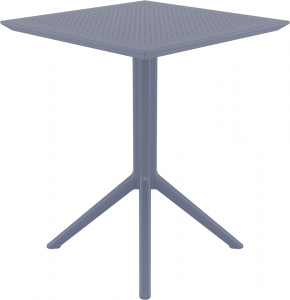 Комплект столов пластиковых складных Siesta Contract Sky Folding Table 60 Set 2 сталь, пластик темно-серый Фото 8