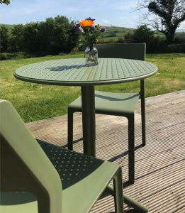 Комплект пластиковых стульев Nardi Trill Bistrot Set 6 стеклопластик агава Фото 4