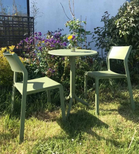 Комплект пластиковых стульев Nardi Trill Bistrot Set 6 стеклопластик агава Фото 8