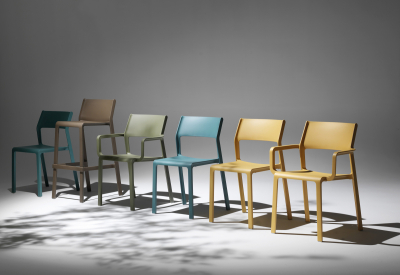 Комплект пластиковых кресел Nardi Trill Armchair Set 4 стеклопластик бирюзовый Фото 13