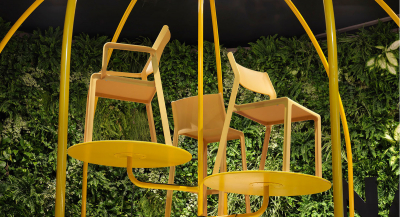 Комплект пластиковых кресел Nardi Trill Armchair Set 4 стеклопластик горчичный Фото 13