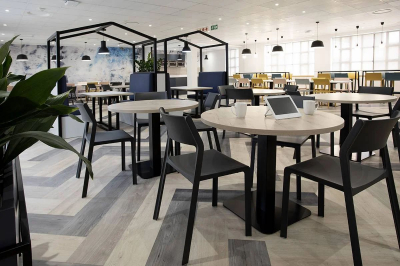 Комплект пластиковых кресел Nardi Trill Bistrot Set 4 стеклопластик антрацит Фото 7