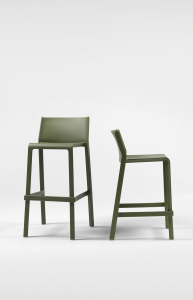 Комплект пластиковых барных стульев Nardi Trill Stool Set 2 стеклопластик агава Фото 7