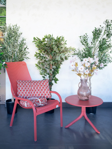 Стол пластиковый обеденный Nardi Spritz + Spritz Mini стеклопластик красный Фото 12