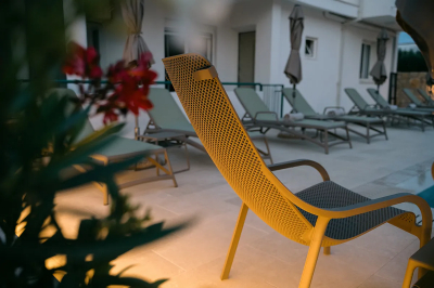 Лаунж-кресло пластиковое Nardi Net Lounge стеклопластик тортора Фото 14