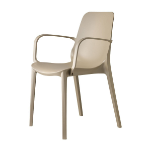Комплект пластиковых кресел Scab Design Ginevra Set 2 стеклопластик тортора Фото 3