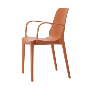 Комплект пластиковых кресел Scab Design Ginevra Set 2 стеклопластик терракотовый Фото 5