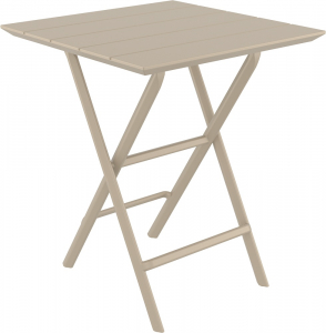 Стол пластиковый складной Siesta Contract Helen Folding Table 60 пластик бежевый Фото 5