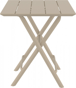 Стол пластиковый складной Siesta Contract Helen Folding Table 60 пластик бежевый Фото 7