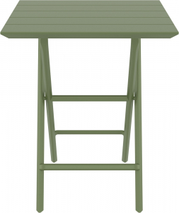 Стол пластиковый складной Siesta Contract Helen Folding Table 60 пластик оливковый Фото 6