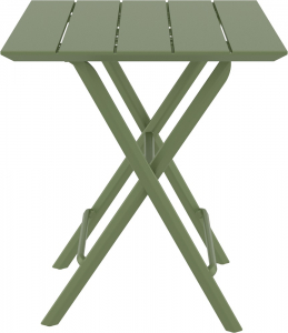 Стол пластиковый складной Siesta Contract Helen Folding Table 60 пластик оливковый Фото 7