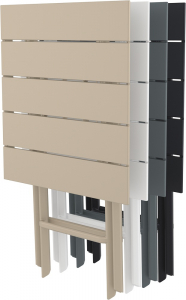 Стол пластиковый складной Siesta Contract Helen Folding Table 60 пластик опаловый зеленый Фото 10
