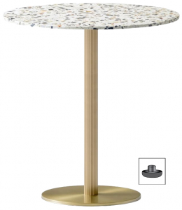 Подстолье металлическое PEDRALI Blume Table сталь, алюминий золотистый Фото 1