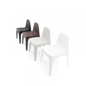 Стул пластиковый Vondom Solid Basic полиэтилен черный Фото 5
