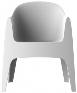 Кресло пластиковое Vondom Solid Basic полипропилен белый Фото 9