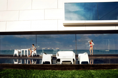 Диван пластиковый Vondom Solid Basic полипропилен белый Фото 10