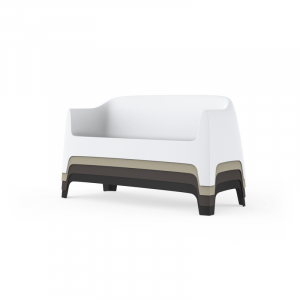 Диван пластиковый Vondom Solid Basic полипропилен белый Фото 4