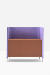 Комод с перегородкой PEDRALI Buddy Hub Sideboard алюминий, компакт-ламинат HPL, ЛДСП, ткань Фото 7