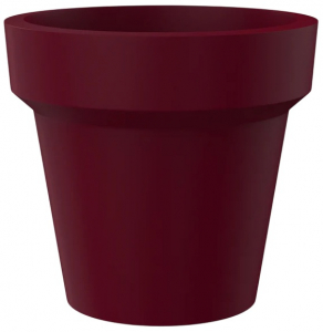 Кашпо пластиковое Arkema Pot XL полиэтилен рубиновый Фото 1