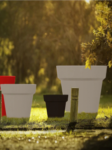Кашпо пластиковое Arkema Pot XL полиэтилен белый Фото 4