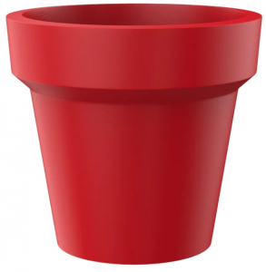 Кашпо пластиковое Arkema Pot XL полиэтилен вишневый Фото 1