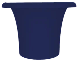 Кашпо пластиковое Arkema Tummy Vase полиэтилен синий Фото 1