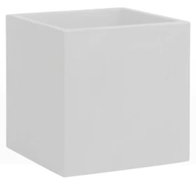 Кашпо пластиковое Arkema Iris Vase полиэтилен белый Фото 1