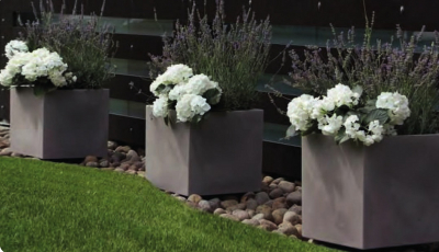 Кашпо пластиковое Arkema Iris Vase полиэтилен вишневый Фото 4