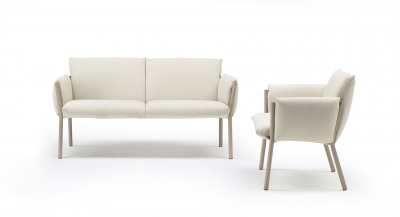 Кресло лаунж металлическое c подушками Scab Design Brezza Lounge сталь, полипропилен тортора, бежевый Фото 8