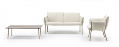 Кресло лаунж металлическое c подушками Scab Design Brezza Lounge сталь, полипропилен тортора, бежевый Фото 9