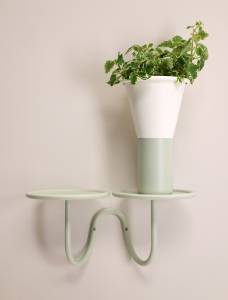 Подставка для цветов настенная Scab Design Mimosa сталь зеленый шалфей Фото 7