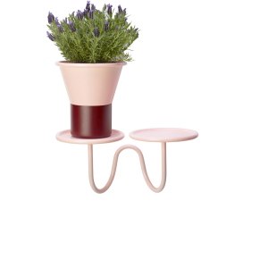 Подставка для цветов настенная Scab Design Mimosa сталь бледно-розовый Фото 6