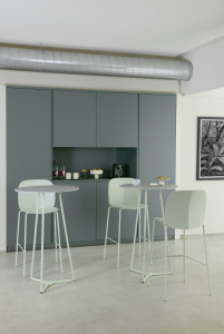 Стул пластиковый полубарный Scab Design Mentha Go Green сталь, технополимер зеленый шалфей Фото 6