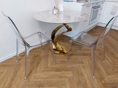 Стул прозрачный с подушкой Scab Design Vanity поликарбонат, полиэстер прозрачный, светло-серый Фото 21