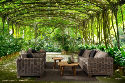 Столик кофейный деревянный Garden Relax Bolivar тик Фото 6
