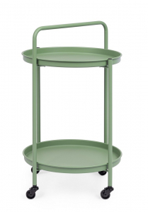 Столик металлический сервировочный Garden Relax Austin Twin сталь шалфей Фото 2