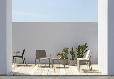 Стул пластиковый Scab Design Ginevra стеклопластик лен Фото 6